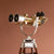Krauss Antique Brass Binoculars 1934 French Military with Tripod Stand