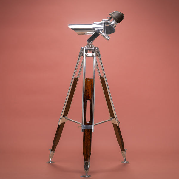 WWII Military Binoculars Fairey Family Provenance with Tripod Stand